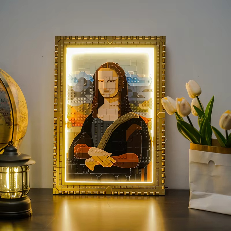 Photography Icon - DIY Mona Lisa bouwstenen – wereldberoemde