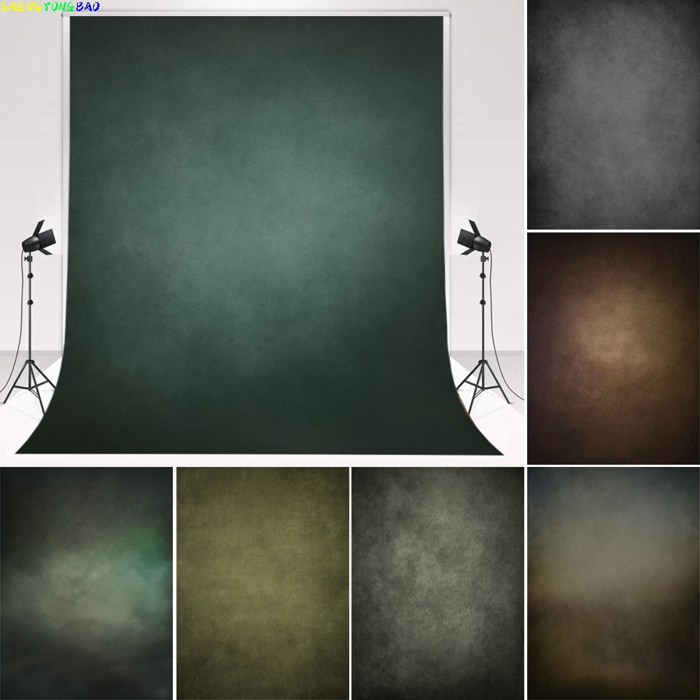 Photography Backdrop Muslin - Effen donkere kleur retro kunst fotografie