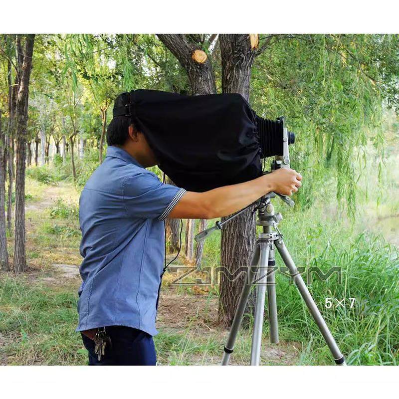 Photography Dark Cloth - Dubbellaags waterdichte donkere stoffen focuskap voor