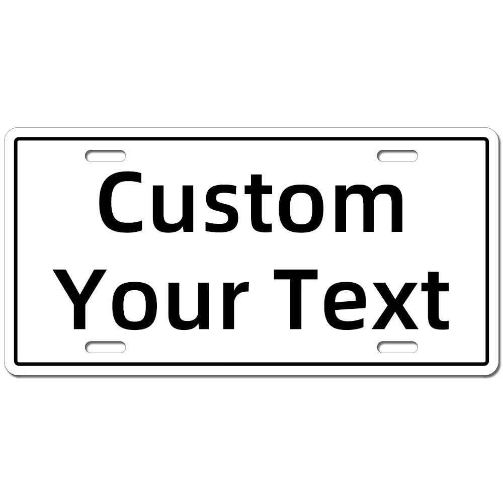 Photography Logo - Gepersonaliseerde aangepaste kentekenplaatvorm metalen blikken bord