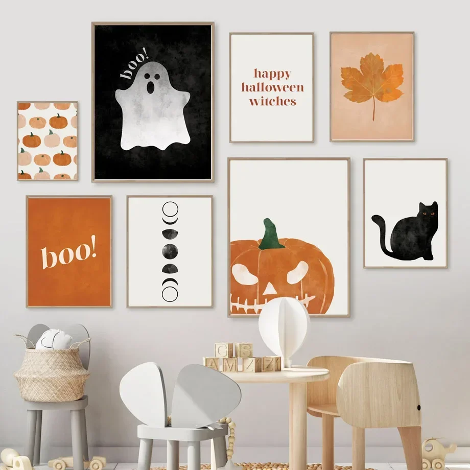 Photography Landscape - Kat Halloween Soul Pumpkin Wall Art
