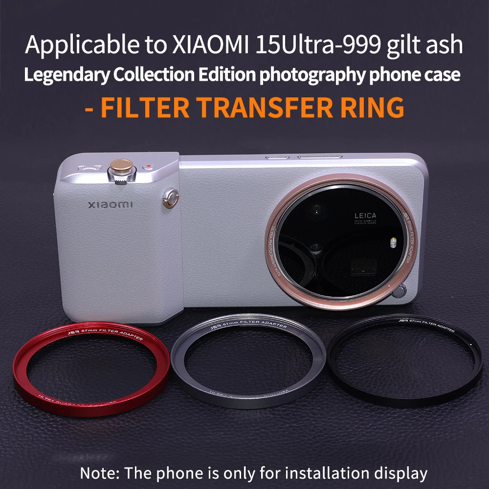 Photography Kit Xiaomi 15 Ultra - Lensadapter Fotografiekit voor Xiaomi 15 Ultra