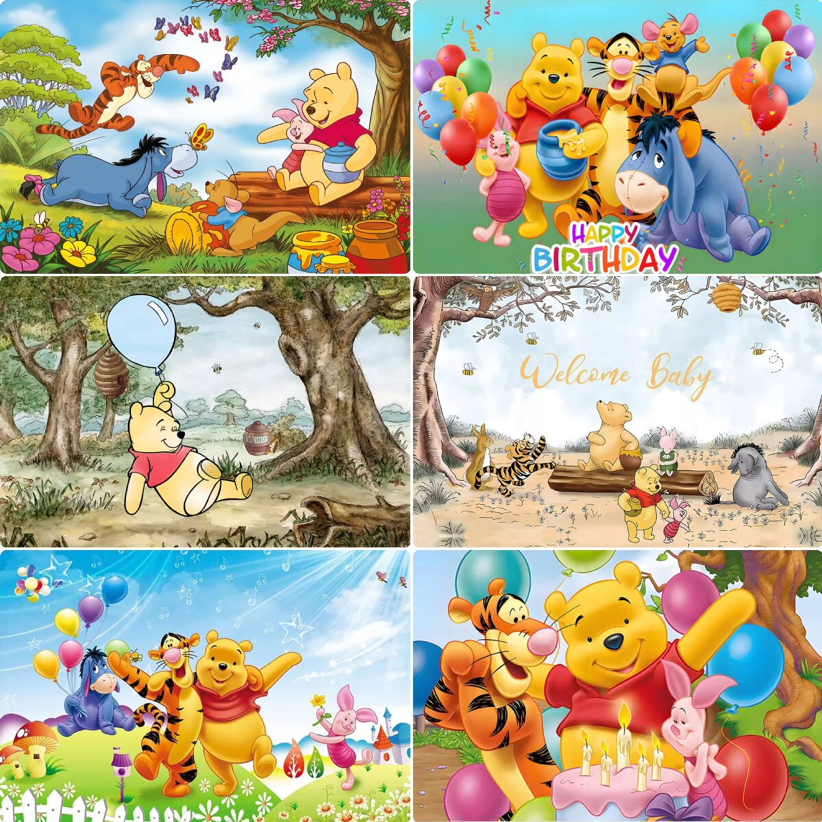 Cartoon Winnie De Poeh Welkom  - Photography Zebra recensie en prijs