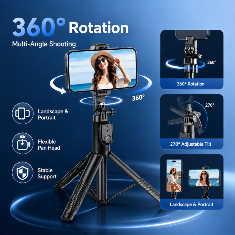 2M Bluetooth Selfie Stick-stat - Photography Blog recensie en prijs