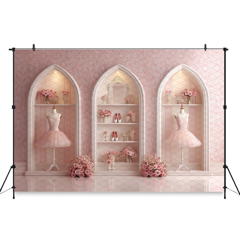 Mocsicka roze ballerina fotogr - Photography Backdrop Muslin recensie en prijs