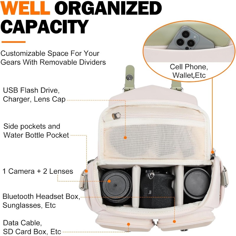 Japanse stijl kleurblokkerende - Camera Bag Waterproof recensie en prijs