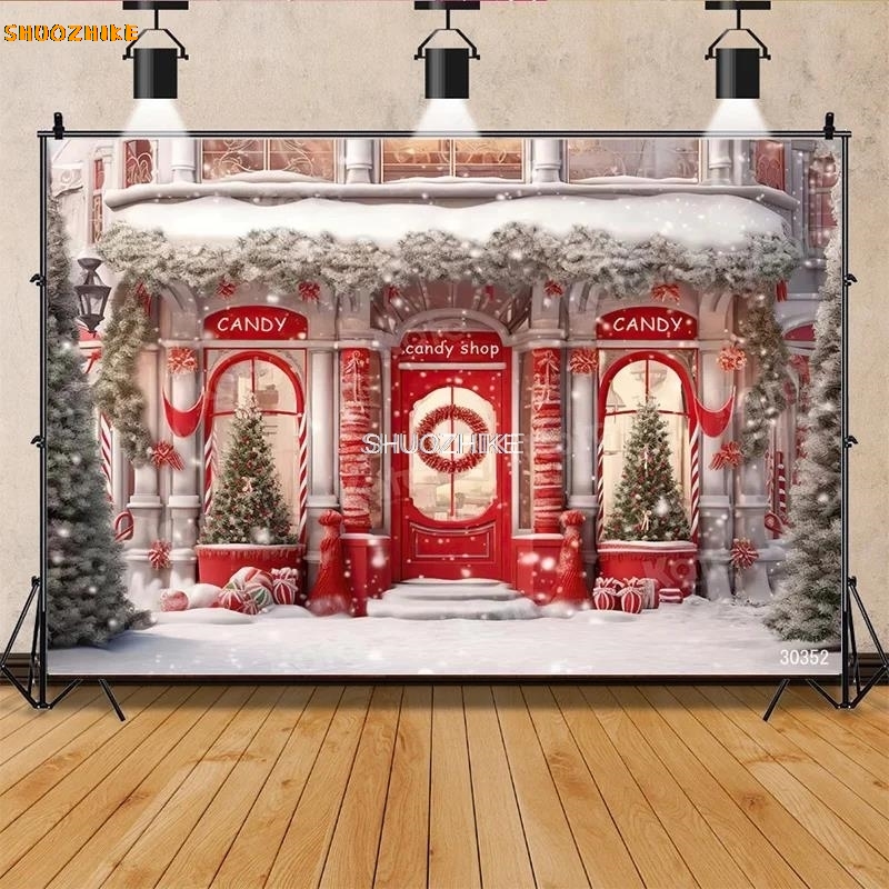 SHUOZHIKE Kerstboom Bloem Kran - Photography Backdrop Muslin recensie en prijs