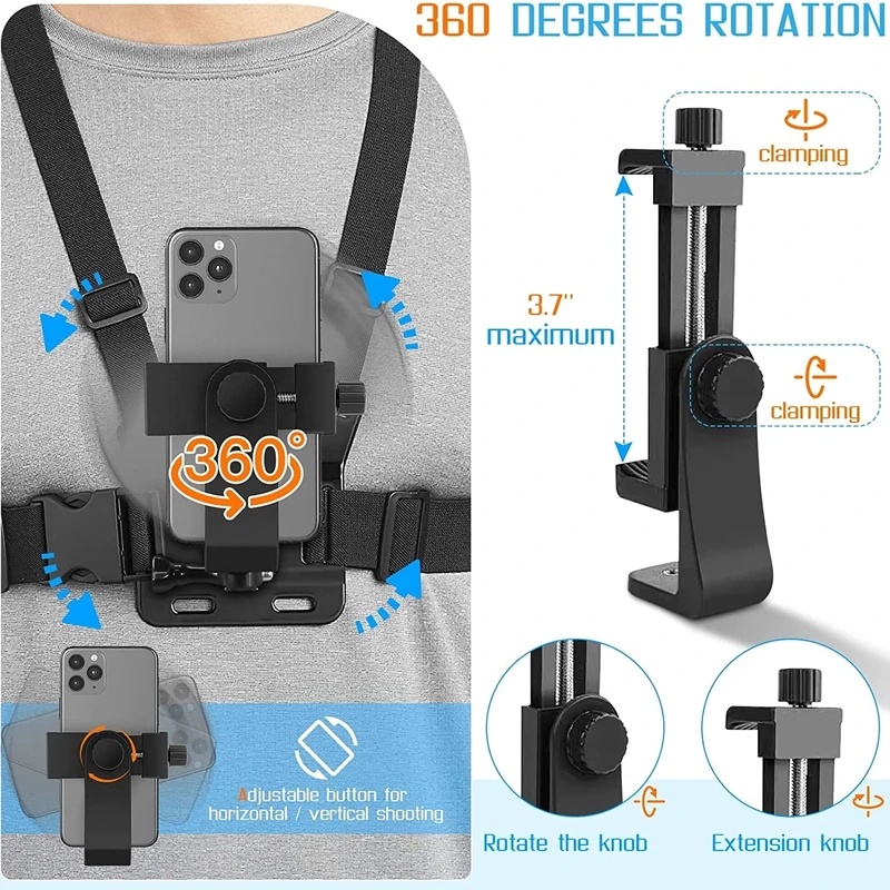Telefoonborstbandhouder voor i - Gopro Action Camera Hero 12 Black recensie en prijs