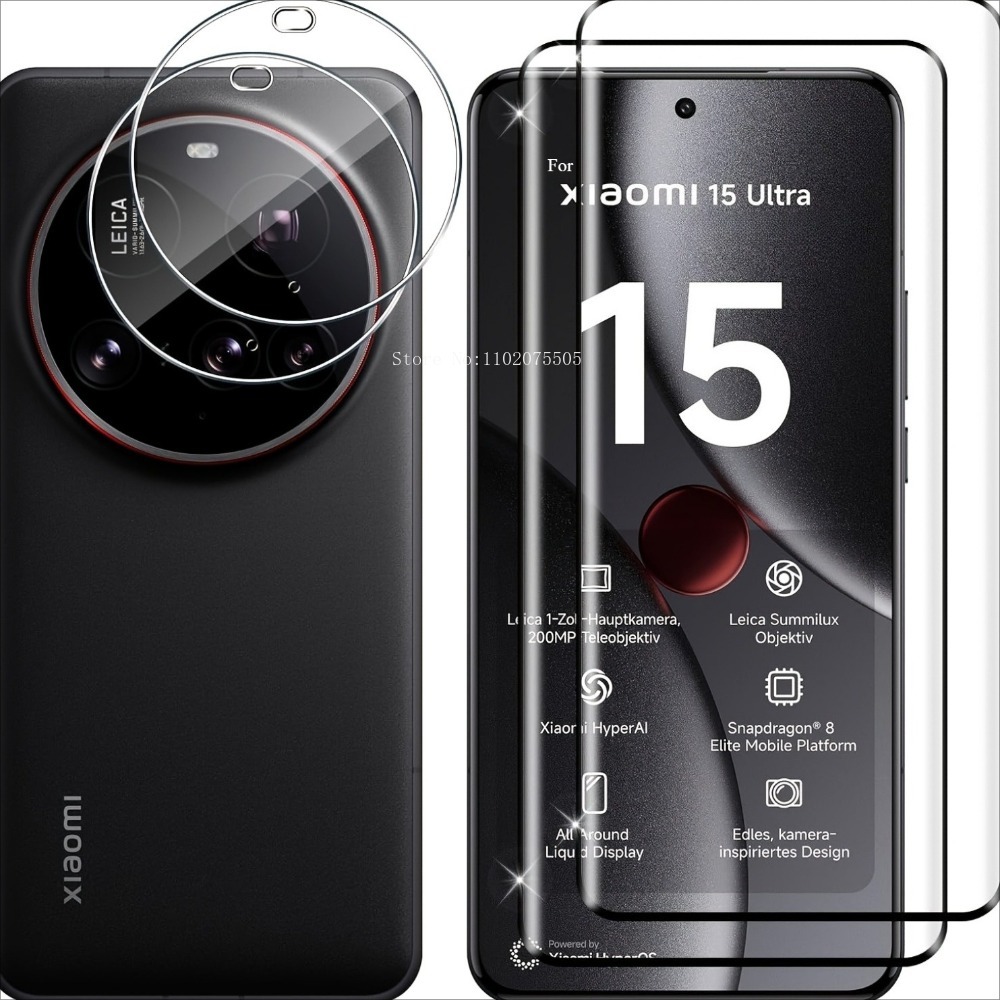 [4-in-1] 2 stuks 3D gehard gla - Photography Kit Xiaomi 15 Ultra recensie en prijs