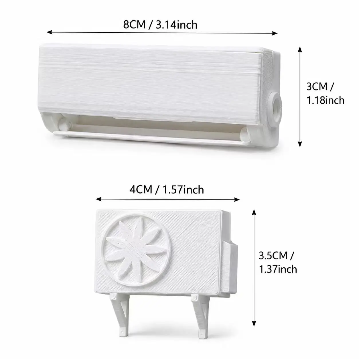 2-delige/1-set 3D-geprinte min - Photography Unit recensie en prijs