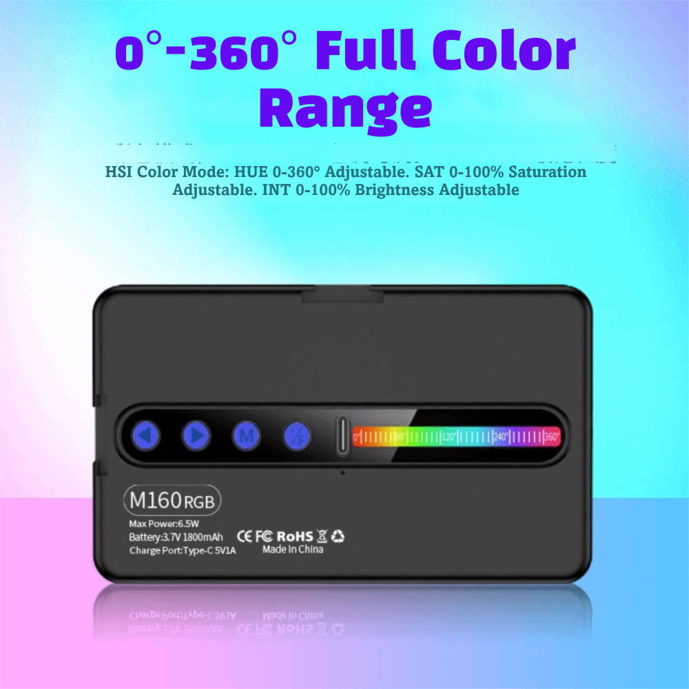 Dimbare RGB LED Videolamp met  - Photography Videos recensie en prijs