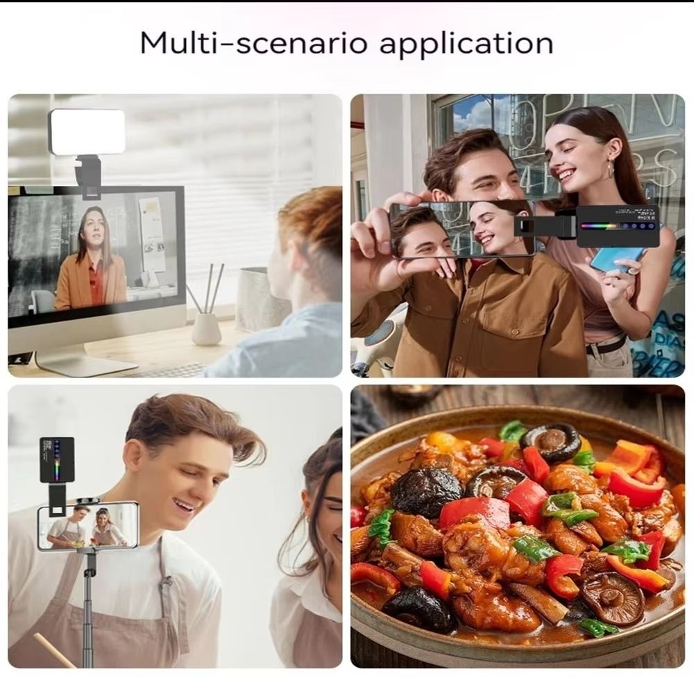 Dimbare RGB LED Videolamp met  - Photography Videos recensie en prijs